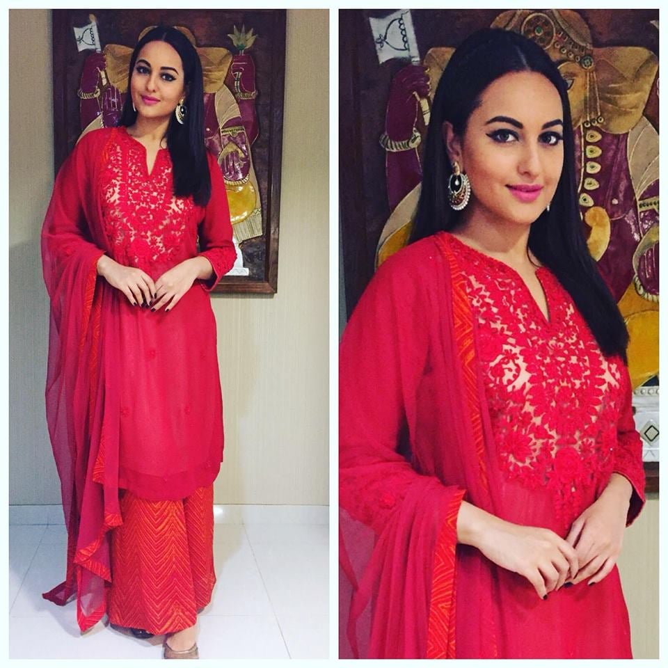 7 Bollywood Celeb WEARABLE Looks To Try Out This Karva Chauth In  #RavishingRed | GirlStyle India