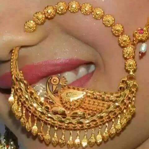 gold nose ring for wedding