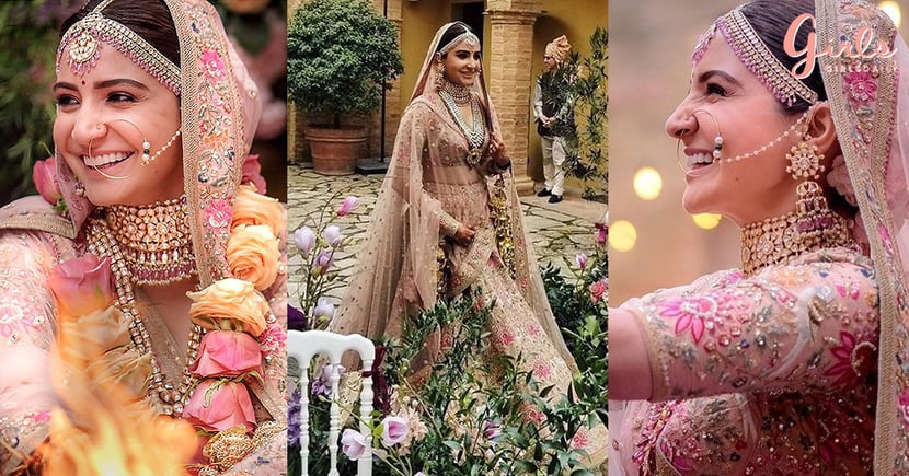 7 Bridal Trends To Learn From Anushka Sharma This Wedding Season Girlstyle India Bridal makeup all though dressy doesn't need to be overly dramatic! anushka sharma this wedding season