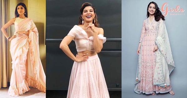 #HotTrends: 12 Fashionable Traditional Outfits In The Pretty Shade Of PINK