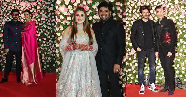 Kapil Sharma & Ginni Chatrath's Wedding Reception Was A Starry Affair!!