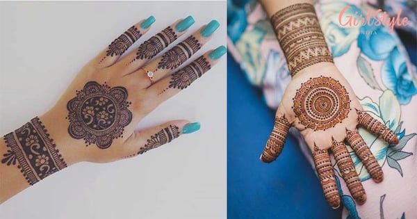 Top 10 Minimalist To Fancy Mehendi Designs We Spotted On Brides