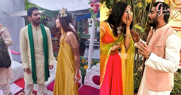See Pictures From The Haldi & Mehendi Ceremony Of Prateik Babbar And Bae Sanya Sagar