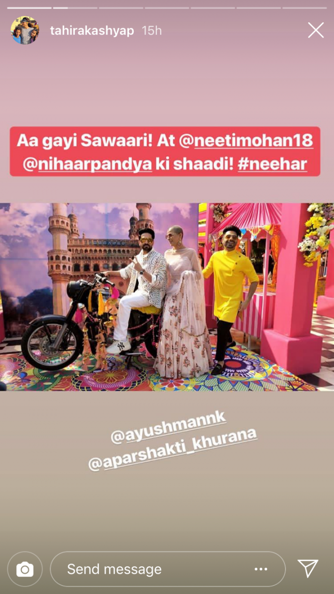 Screenshot from Instagram