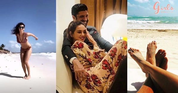 Farhan Akhtar And Bae Shibani Dandekar Spill Love On Their Romantic Beach Vacation