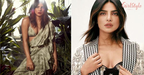 Desi Girl Priyanka Chopra Sizzles In A *Saree* On The Cover Of An International Magazine!!
