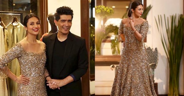 Divyanka Tripathi Stuns In Sparkly Manish Malhotra Creation And We Can't Stop Singing Badan Pe Sitare Lapete Hue!