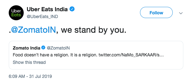 Screenshot from Twitter