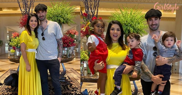 Cuteness Alert! Sunny Celebrates Daniel’s Birthday With Nisha, Noah And Asher