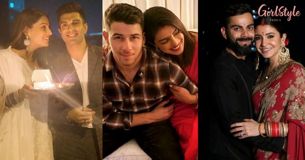 These Karva Chauth Pics Of Priyanka-Nick, Anushka-Virat & Other Celebs Look No Less Than A Movies Scene