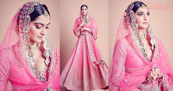 Dil Cheez Kya Hai Aap Meri Jaan Lijiye! Sonam Looks Like A Dream In A Pink Bridal Lehenga