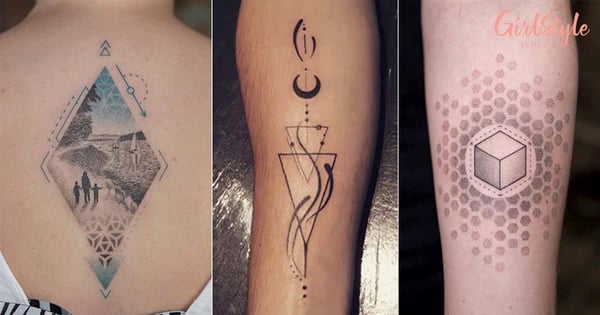 15 Beautiful Geometric Tattoos That Are Too Pretty To Not Get Inked