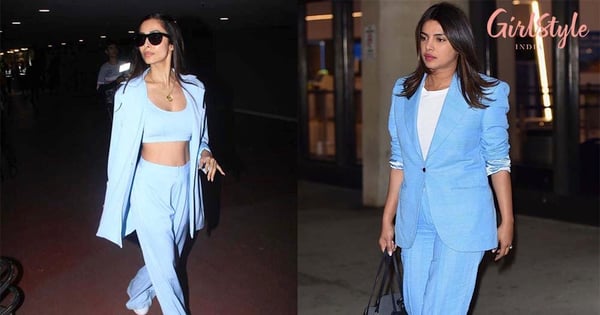 Priyanka Chopra & Malaika Arora Are Giving Us Major Boss Lady Vibes In Blue Pantsuit
