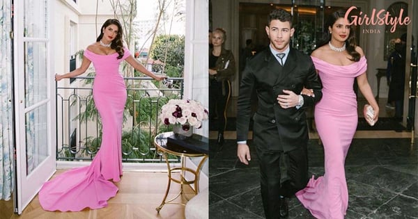 Golden Globes 2020: Priyanka Chopra's Pink Cristina Ottaviano Gown Steals the Show