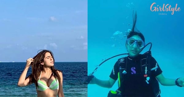 Sara Ali Khan Is Living The *Mermaid* Life As She Takes A Dip In The Deep Blue Sea