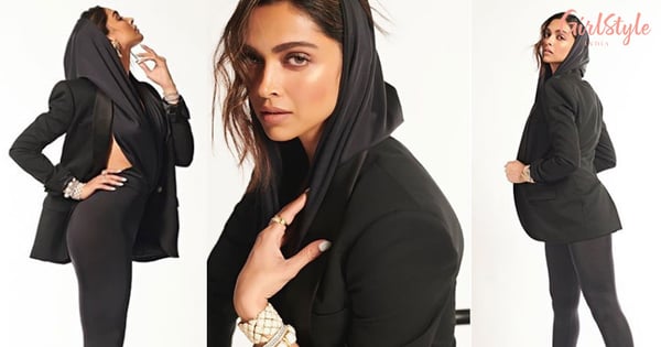 Boss Lady! Deepika Padukone Continues Her Love For Black As She Wears A Hooded Pantsuit