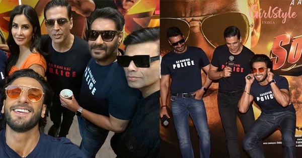 Trailer Launch: Ranveer Singh Reaches Late Akshay, Ajay, Rohit , Katrina & Karan Pull His Leg