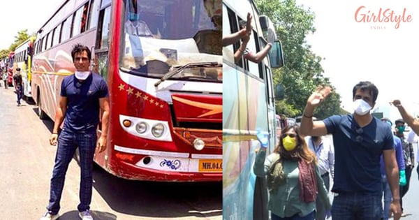 Sonu Sood Arranges Buses For Stranded Migrants In Mumbai, Fans Call Him *Angel With Muscles*