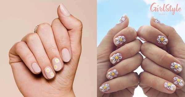 Daisy Nail Art is The Trending Manicure On Instagram For Summer 2021