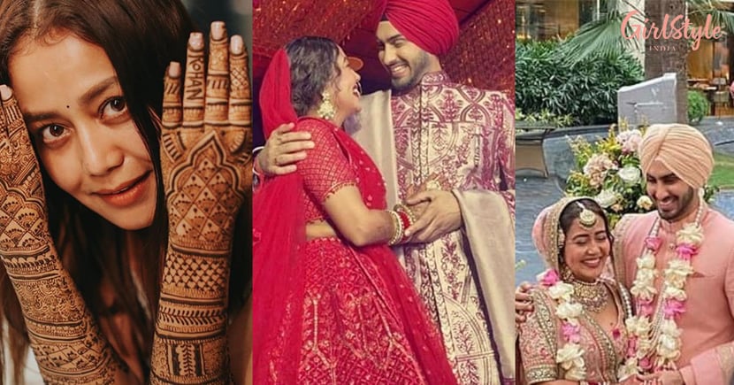Neha Kakkar Rohanpreet Singh Get Married See Inside Pics Girlstyle India