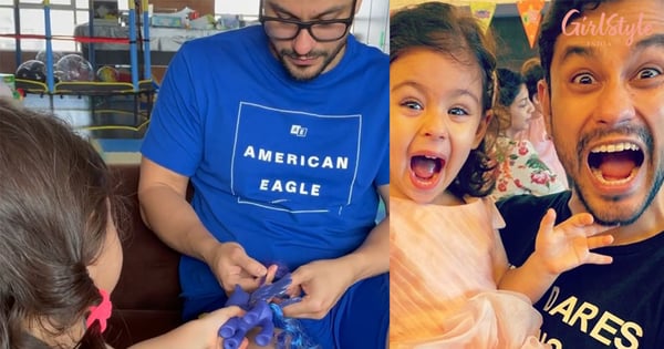 Watch: Kunal Fulfills His Daddy Duties As He Perfectly Ties Hair Of Inaaya's Unicorn