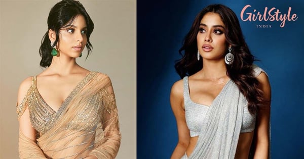 7 Sabse Hatke Blouse Designs Gen Z Stars Like Janhvi And Sara Are Wearing This Festive Season